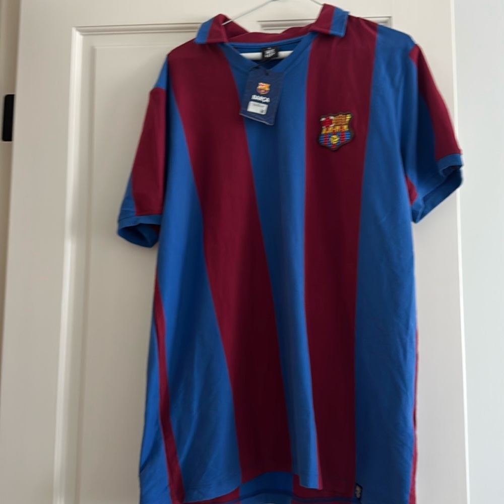 Fc Barcelona collared cotton shirt